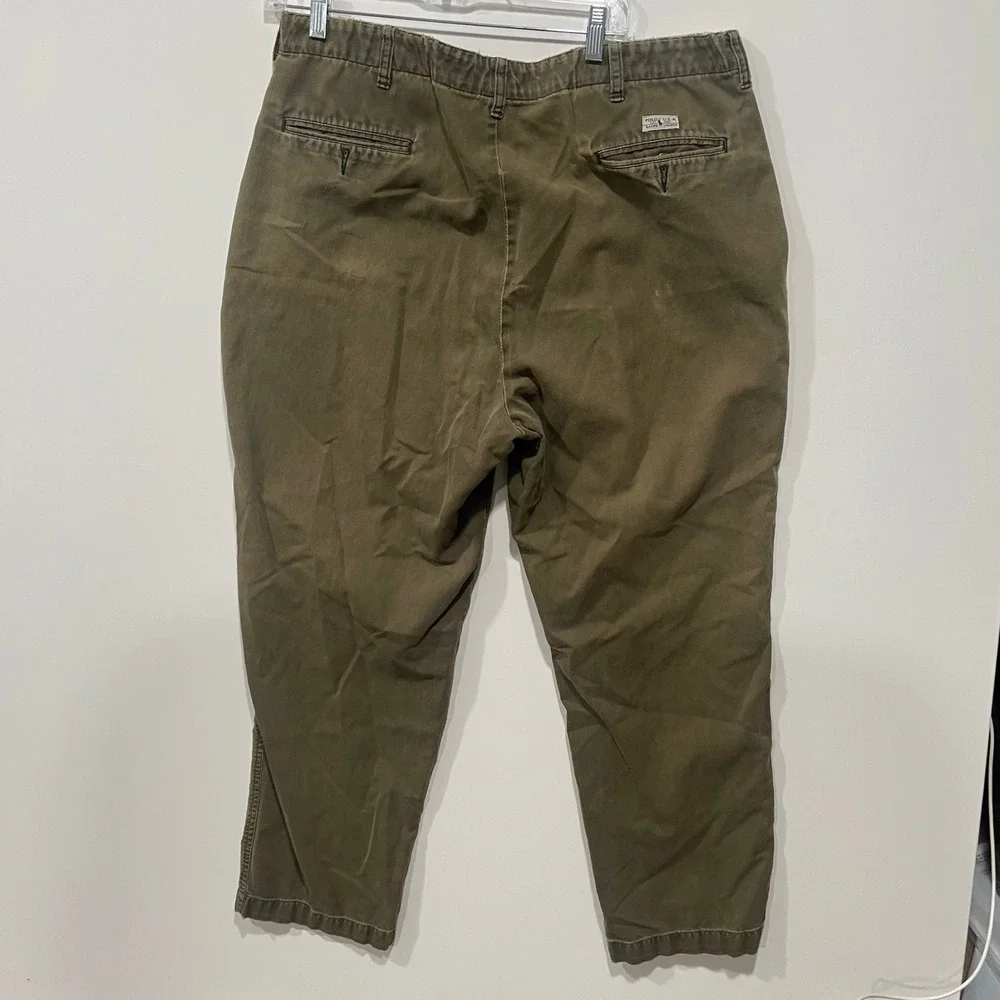 Polo Ralph Lauren Men Khaki Straight Leg Casual Pants‎ Size 38x31
